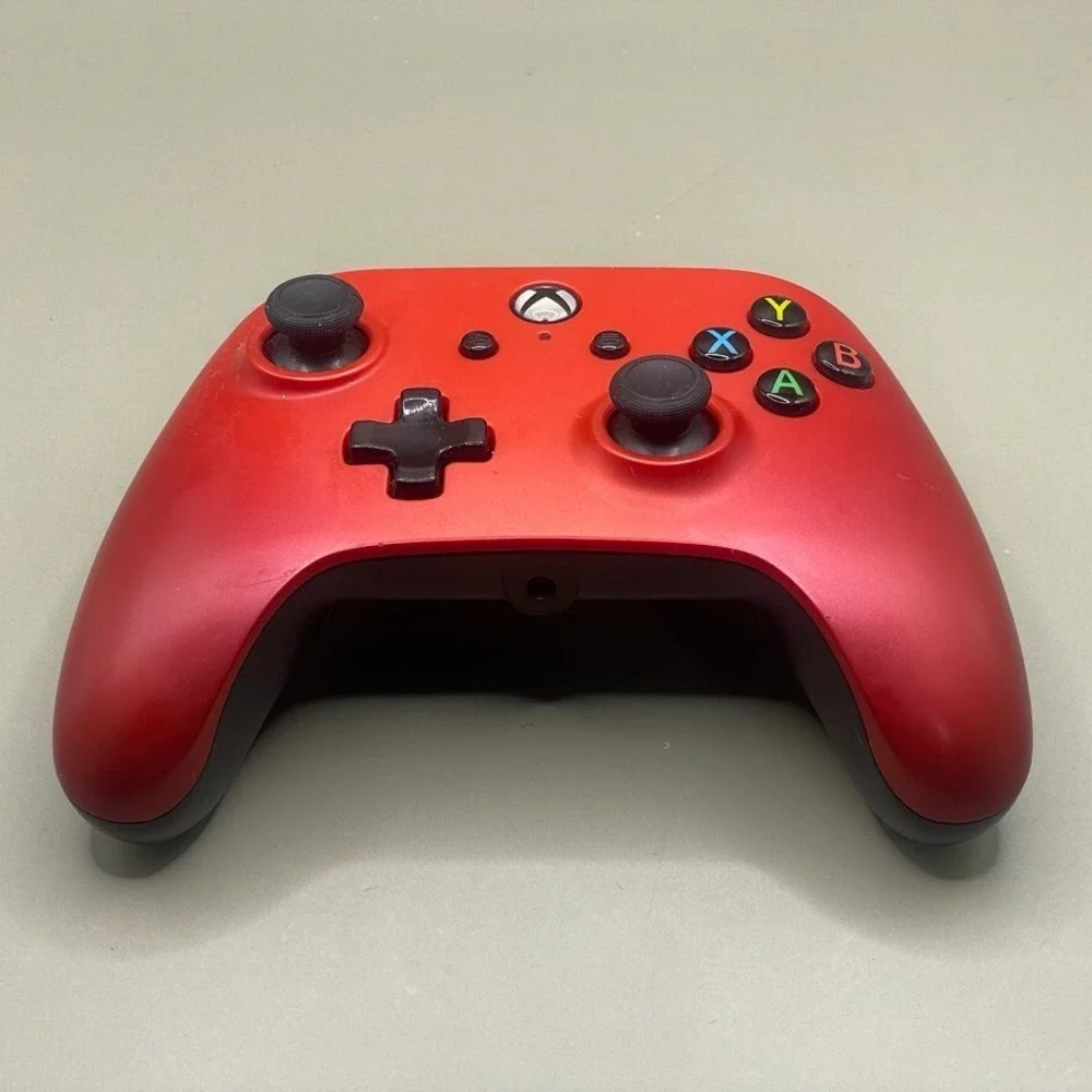 PowerA Xbox One S/X Wired Enhanced Controller 1506685-01 - Red NO CABLE